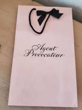Agent Provocateur Pink Black Tall Gift Bag